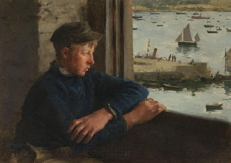 Henry Scott Tuke The Look Out Norge oil painting art